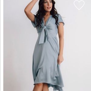 NEVER WORN!!!! Baltic Born Poppy Blue Wrap Dress!